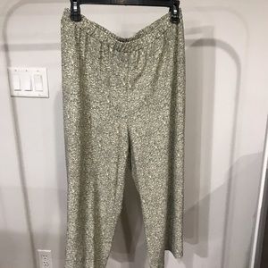 Eileen Fisher wide leg print pant
